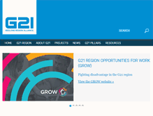 Tablet Screenshot of g21.com.au